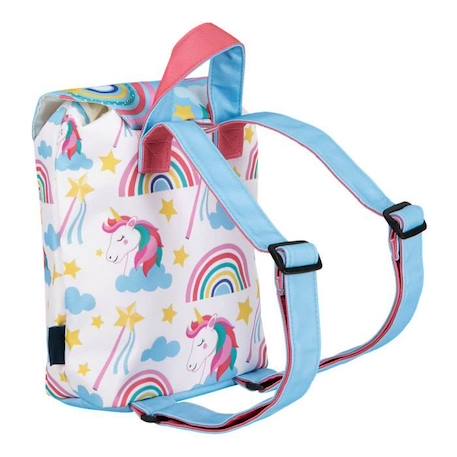 Petit Sac À Dos Licornes Magiques - Draeger Paris BLEU 3 - vertbaudet enfant 