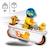LEGO® City Stuntz La Moto de Cascade Baignoire - Jouet avec Minifigurines de Cascadeurs BLANC 2 - vertbaudet enfant 