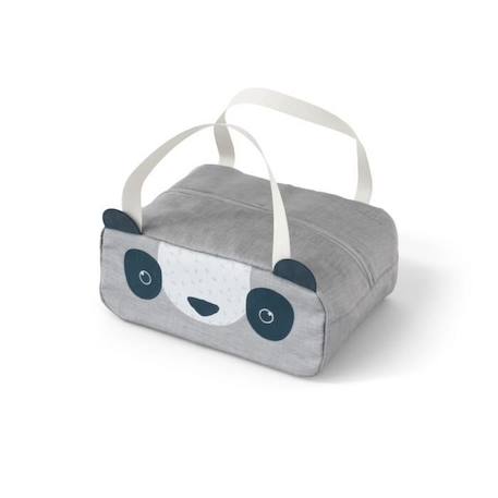 MONBENTO - Sac isothrme - Compatible Plateau Repas Compartimenté - Idéal pour Ecole/Parc - MB Wonder Travel Bleu Panda BLANC 1 - vertbaudet enfant 