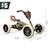 Kart à pédales - BERG TOYS - Buzzy Retro Vert - Siège réglable - Pneus Eva increvables et silencieux VERT 1 - vertbaudet enfant 