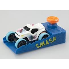 Jouet-Voitures à friction - EXOST SMASH - Mega Pack Booster - 4 petites voitures, 2 boosters et accessoires