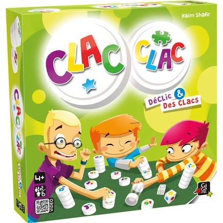 Jeu de société Clac clac GIGAMIC - Pour garçons et filles à partir de 4 ans VERT 1 - vertbaudet enfant 