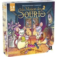 Jouet-Jeux de société-Jeux classiques et de réflexion-Gigamic - La maison des souris - Jeux de société