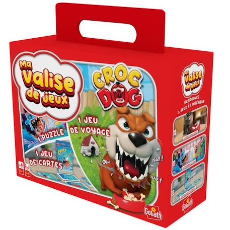 Valisette Multi Jeux 2-Croc Dog Voyage GOLIATH ROUGE 3 - vertbaudet enfant 