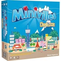 Jouet-Jeux de société-Jeux classiques et de réflexion-Gigamic - Minivilles Deluxe - Jeux de société - Jeux pour la famille - Jeux de réflexion