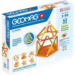 Jouet-Jeux d'imagination-Geomag EcoFriendly 42pcs Color