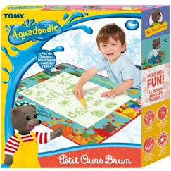 Tapis Aquadoodle - Petit Ours Brun - Dessin - 4 Saisons - Stylo à eau - Pinceau - Bac à eau  - vertbaudet enfant