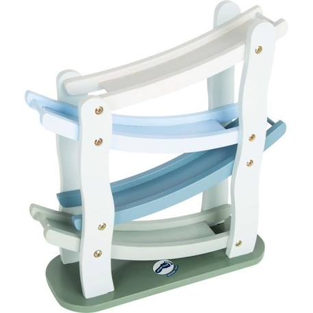 Toboggan en bois Small Foot avec véhicules BLANC 2 - vertbaudet enfant 