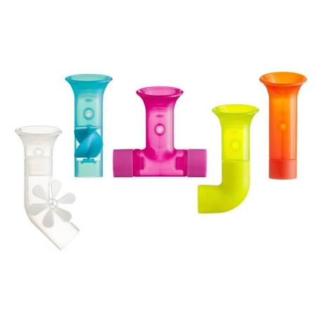 Jeu de tuyaux pour le bain BOON PIPES - Multicolore - A partir de 12 mois JAUNE 1 - vertbaudet enfant 