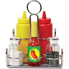 Jouet-Jeux d'imitation-Cuisines et dinette-MELISSA & DOUG Ensemble De Condiments