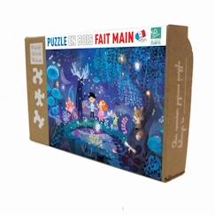 Jouet-Jeux éducatifs-Puzzles-Puzzle en bois 50 pièces ESCAPADE NOCTURNE - PUZZLE MICHELE WILSON - Tableaux et peintures - Mixte 6 ans+