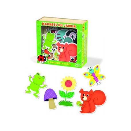 Vilac - 8026 - Magnets Jardin VERT 1 - vertbaudet enfant 