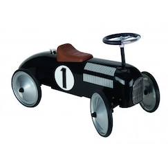 -Trotteur Porteur Voiture GOKI Avec Numéro 1 Noir - A partir de 12 mois - Bébé