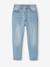 Jean Mom fit MorphologiK fille tour de hanches MEDIUM bleu jean+double stone+stone 12 - vertbaudet enfant 