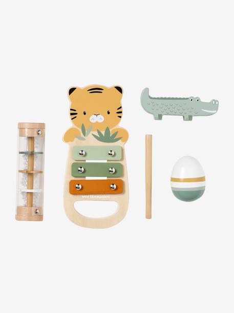 Set d'éveil musical Tanzanie en bois FSC® bois 1 - vertbaudet enfant 