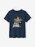 T-shirt motifs graphiques garçon manches courtes bleu ciel+bleu nuit+bois de rose+ECRU 5 - vertbaudet enfant 