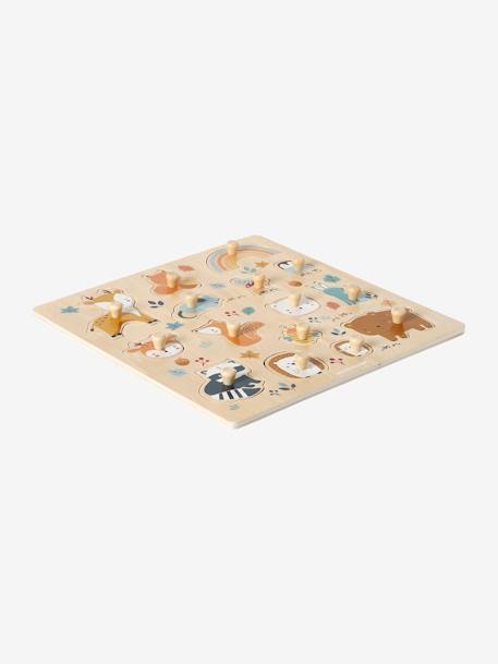 Puzzle bouton Les amis de la forêt en bois FSC®  2 - vertbaudet enfant 