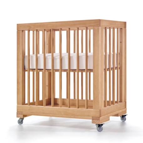 Pack lit bébé évolutif avec matelas Kyoto Bois naturel 70x140 cm MARRON 4 - vertbaudet enfant 