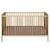 Lit bébé à barreaux Flocon - Bois naturel - 70x140 cm - Sommier réglable - Hêtre et panneau de fibres MARRON 4 - vertbaudet enfant 