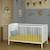 Lit bébé à barreaux Flocon Blanc 70x140 cm BLANC 3 - vertbaudet enfant 