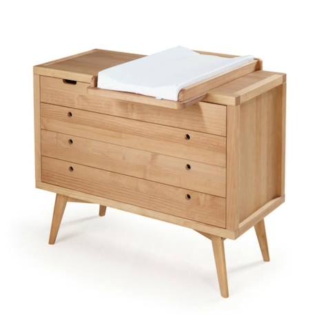 Commode à langer 4 tiroirs Marley   Bois naturel MARRON 3 - vertbaudet enfant 