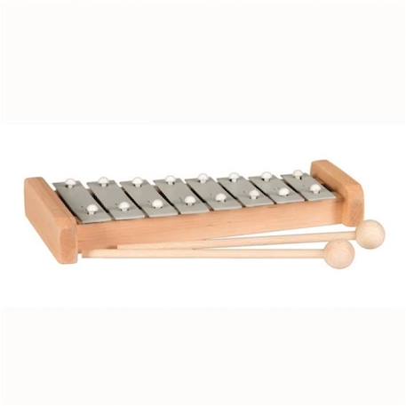 Xylophone en métal Egmont Toys - 8 tons - 23x11x4 cm BLANC 1 - vertbaudet enfant 