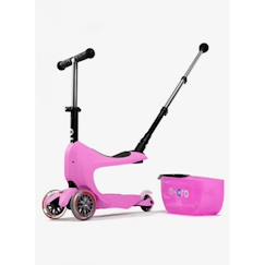 Trottinette évolutive 3 roues - MICRO - Mini 2Go Deluxe - Rose - Mixte - Polyuréthane - Loisir  - vertbaudet enfant