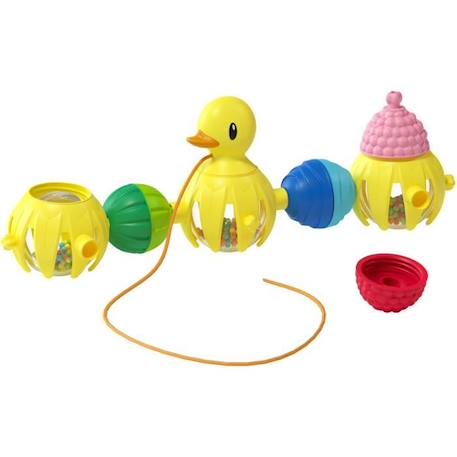 Figurine à tirer Canard - Lalaboom - 10 pcs - Jouets éducatifs - Perles éducatives BLANC 2 - vertbaudet enfant 