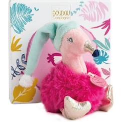 Doudou - Doudou et Compagnie - Flamant Rose - Pantin - Les Minizoo  - vertbaudet enfant