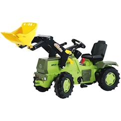 Jouet-Jeux de plein air-Tricycles, draisiennes et trottinettes-Tracteur à pédales RollyFarmtrac MB 1500 - ROLLY TOYS - Vert - Pour enfant de 3 à 7 ans - Siège ajustable