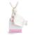 Doudou - Doudou et Compagnie - Lapin Rose Fleurs - 10 cm pantin - Poudre de Perlidoudou ROSE 1 - vertbaudet enfant 