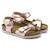 Sandale enfant Birkenstock RIO ELECTRIC METALLIC Cadet - Rose - Ref. BK1012520 ROSE 4 - vertbaudet enfant 