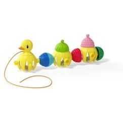 Jouet-Premier âge-Figurine à tirer Canard - Lalaboom - 10 pcs - Jouets éducatifs - Perles éducatives