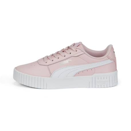 Baskets fille Puma Carina 2.0 - rose/blanc/argent ROSE 3 - vertbaudet enfant 