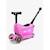 Trottinette évolutive 3 roues - MICRO - Mini 2Go Deluxe - Rose - Mixte - Polyuréthane - Loisir ROSE 2 - vertbaudet enfant 