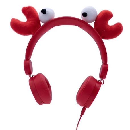 Casque audio enfant Kidyears - Crabe - Kidywolf - Limitation sonore à 85dB BLANC 2 - vertbaudet enfant 