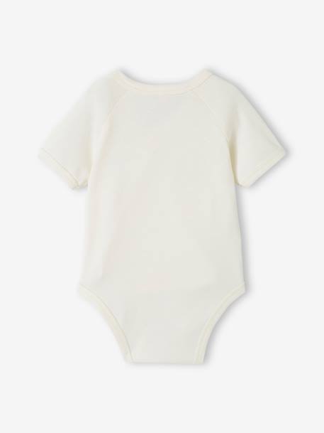 Lot de 5 bodies 'voitures' bébé spécial naissance en coton biologique bleu ciel 7 - vertbaudet enfant 