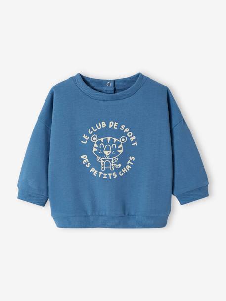 Sweat basics en molleton bébé  - vertbaudet enfant