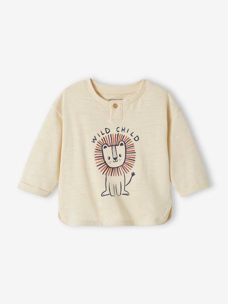 Bébé-T-shirt, sous-pull-T-shirt-T-shirt motif animal bébé manches longues