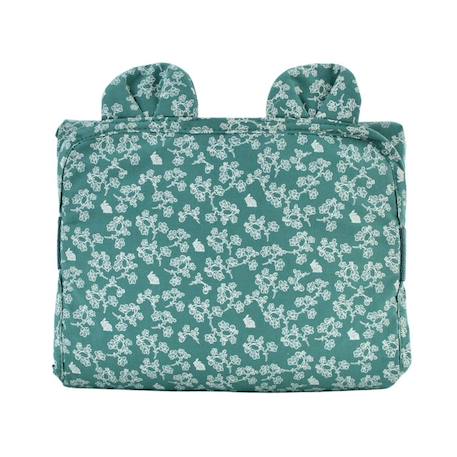 Tapis à langer de voyage en coton bio* Mahé VERT 1 - vertbaudet enfant 