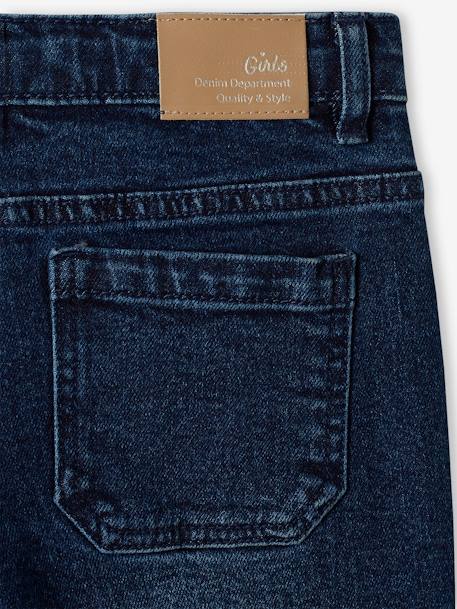 Jean flare 7/8ème fille bleu jean+stone 4 - vertbaudet enfant 