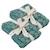 Lot de 12 lingettes lavables coton bio* Mahé VERT 1 - vertbaudet enfant 