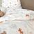 Parure de lit 1 personne 140x200 cm coton bio* Dream Forest BEIGE 5 - vertbaudet enfant 