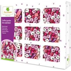 Sycomore - Coffret perles bois alphabet  - vertbaudet enfant