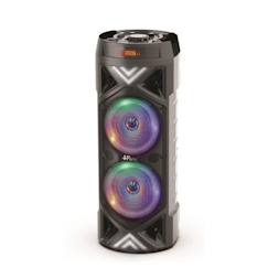 Jouet-Jeux éducatifs-Jeux scientifiques-Enceinte Bluetooth LEXIBOOK iParty Sound System avec effets lumineux multicolores et microphone