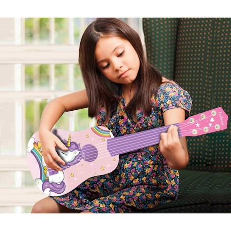 Ma Première Guitare Licorne - 53 cm ROSE 4 - vertbaudet enfant 