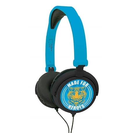 MADE FOR HEROES Casque stéréo enfant LEXIBOOK - pliable et ajustable BLEU 1 - vertbaudet enfant 