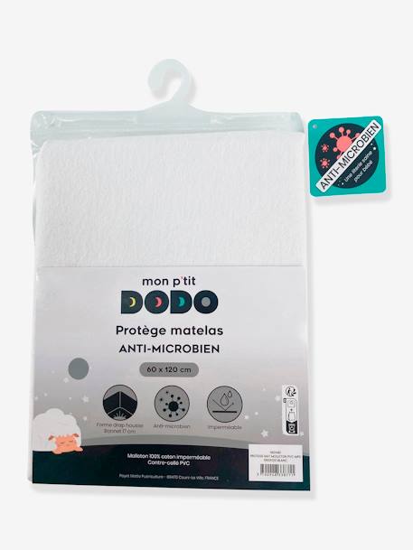 Protège matelas antimicrobien - DODO blanc 3 - vertbaudet enfant 