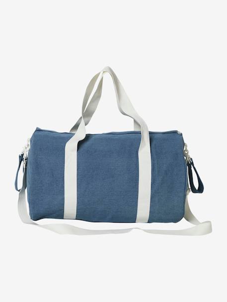 Sac à langer Baby Roll en denim denim bleached 1 - vertbaudet enfant 