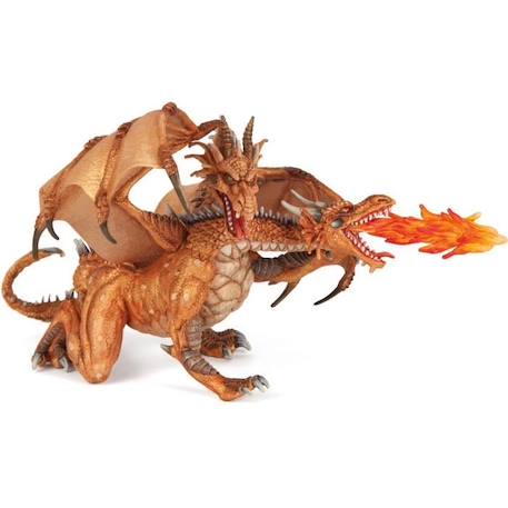 Figurine Dragon deux têtes Or - PAPO - LE MONDE FANTASTIQUE - Pour Enfant à partir de 3 ans ORANGE 1 - vertbaudet enfant 